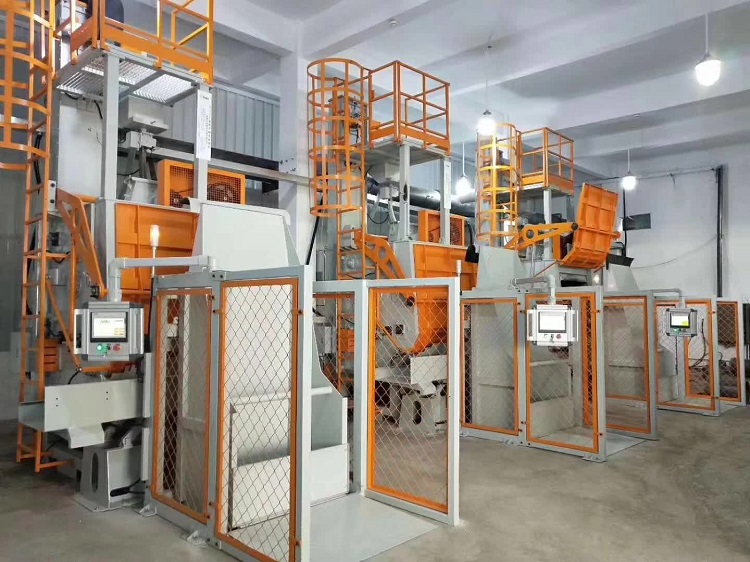 Q3210自動(dòng)上下料拋丸機(jī)